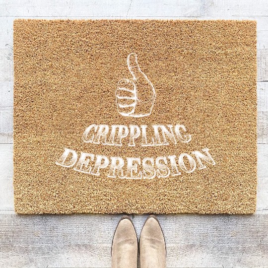 Crippling Depression Coir Doormats