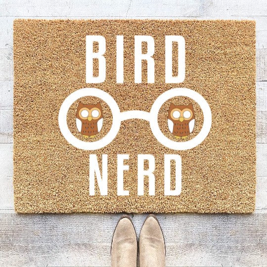 Bird Nerd Coir Doormats