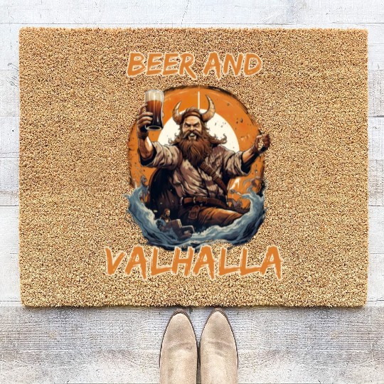 Viking World Tour Vikings Valhalla Odin for a Men Coir Doormats