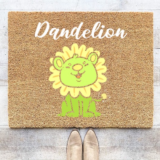 Dandelion Lion Trainer Coir Doormats