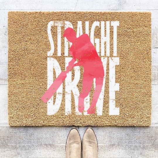 Straight Drive Cricket Coir Doormats