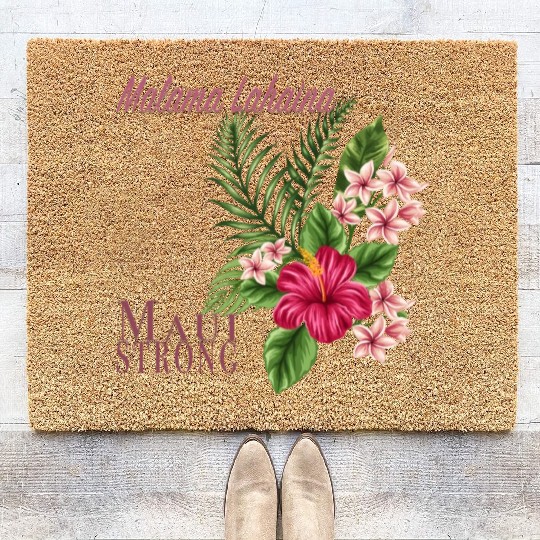 Malama Lahaina: Maui Strong Coir Doormats