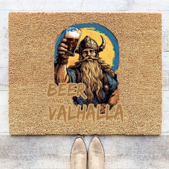 Viking World Tour Vikings Valhalla Odin for a Men Coir Doormats