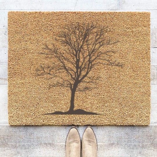 Tree without Leaves Nature Forests Environment Coir Doormats
