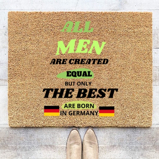 all men are created equal but only the best born Coir Doormats