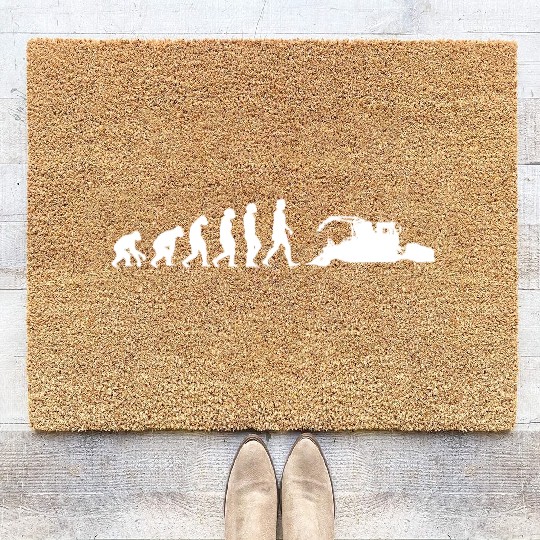 Snow groomer Evolution snow vehicles ski slope Coir Doormats