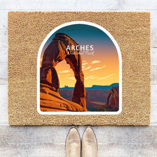 Arches National Park Coir Doormats