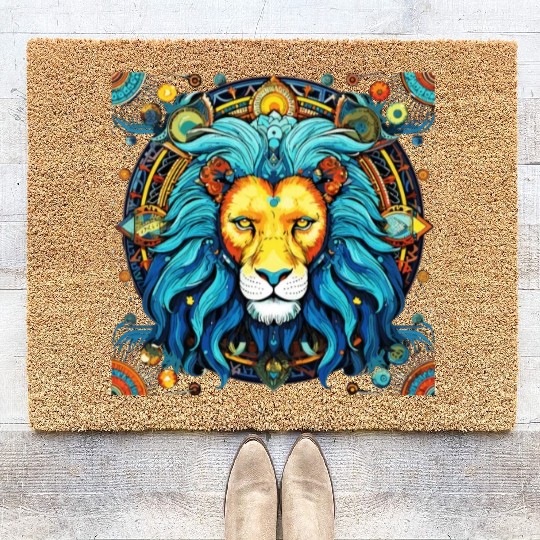 Embrace Your Leo Identity: Leo Pride Coir Doormats