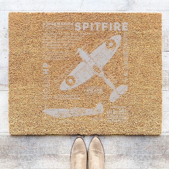 Supermarine Spitfire Coir Doormats