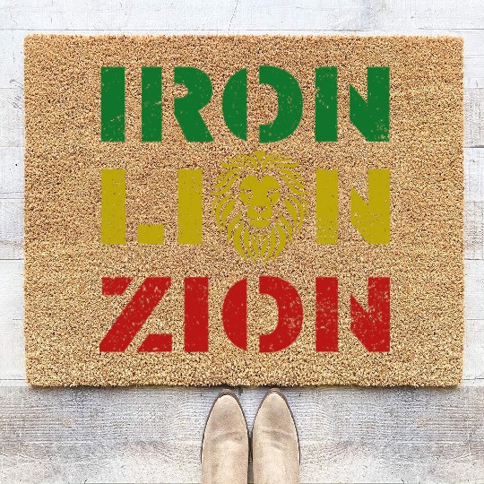 iron lion zion Coir Doormats