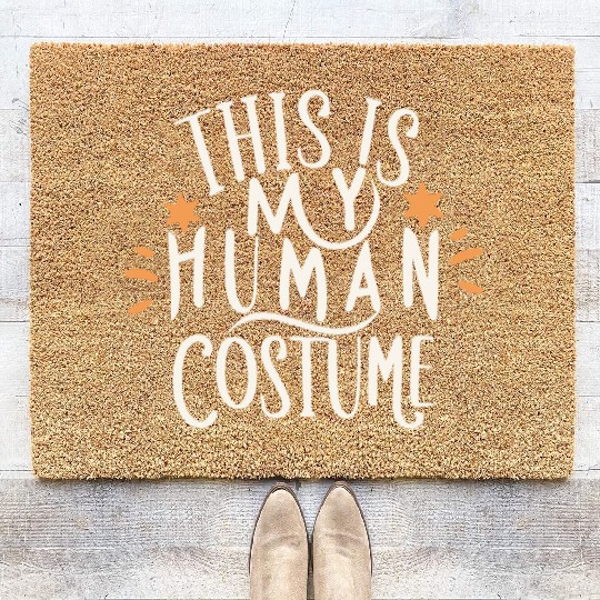 This is my human costume Coir Doormats