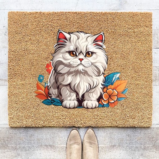 Persian Cat Coir Doormats