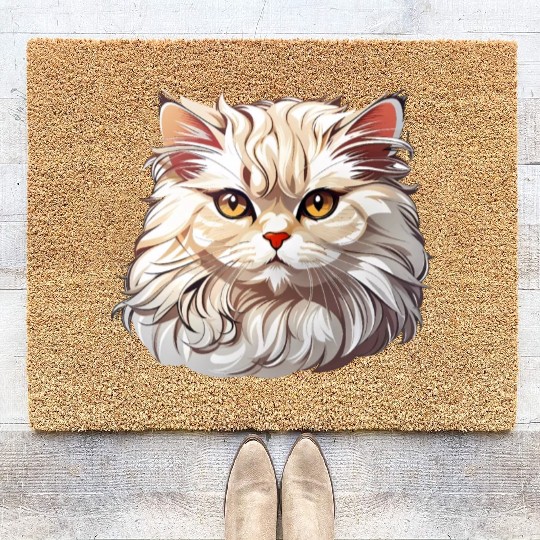 Persian Cat Coir Doormats