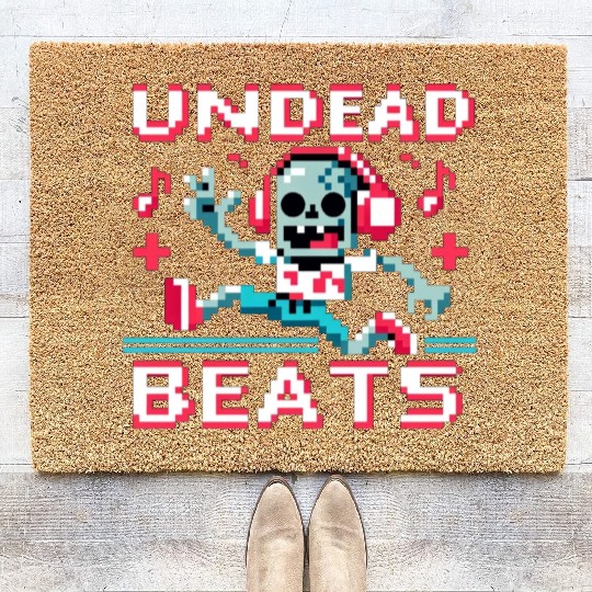 Undead Beats - 8-bit Zombie Groove Coir Doormats