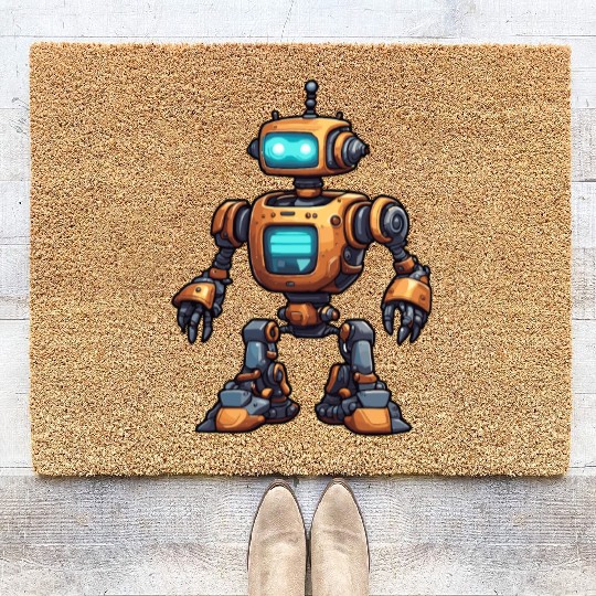 Robot / Machine / AI / Innovation / Computer Coir Doormats