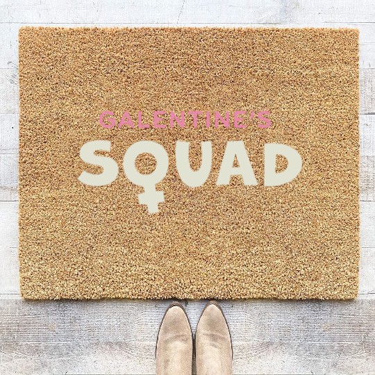 Be My Galentine. Galentine's Day Coir Doormats
