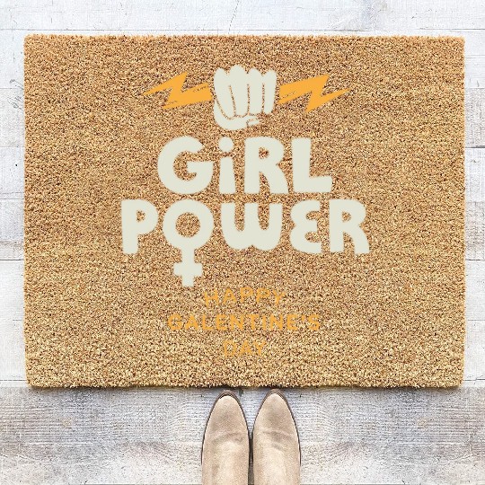 Be My Galentine. Galentine's Day Coir Doormats