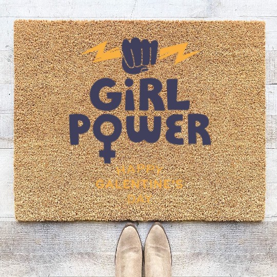 Be My Galentine. Galentine's Day Coir Doormats