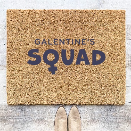 Be My Galentine. Galentine's Day Coir Doormats