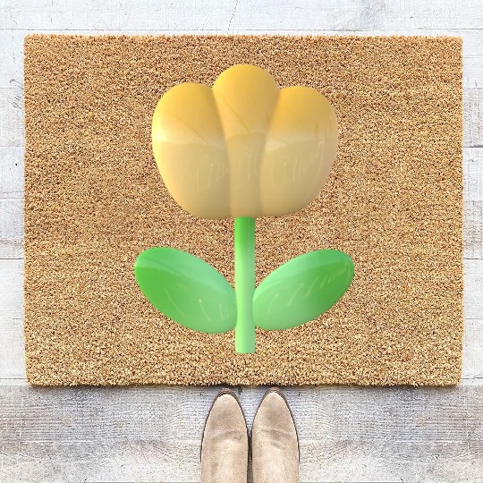 Tulip brighten your day Coir Doormats