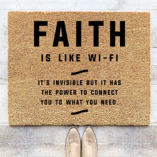 This Boy Runs on Jesus & Video Games Coir Doormats