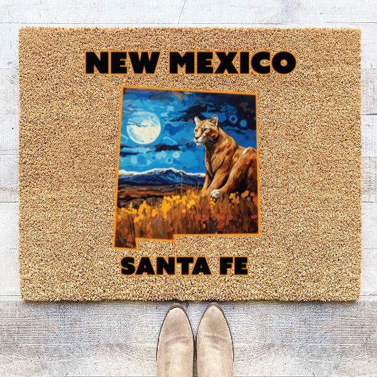 New Mexico - Cougar Coir Doormats
