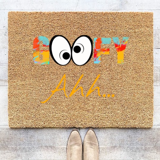 Funny GooFy Ahh Coir Doormats