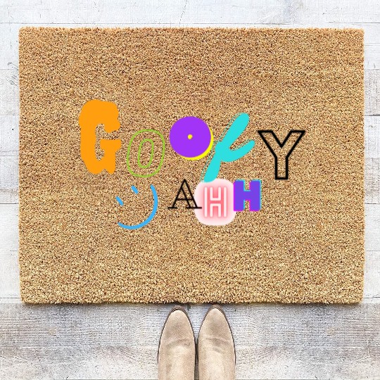 Funny Goofy Ahh Coir Doormats
