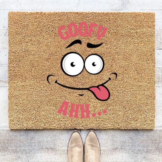 Goofy aaahh Coir Doormats