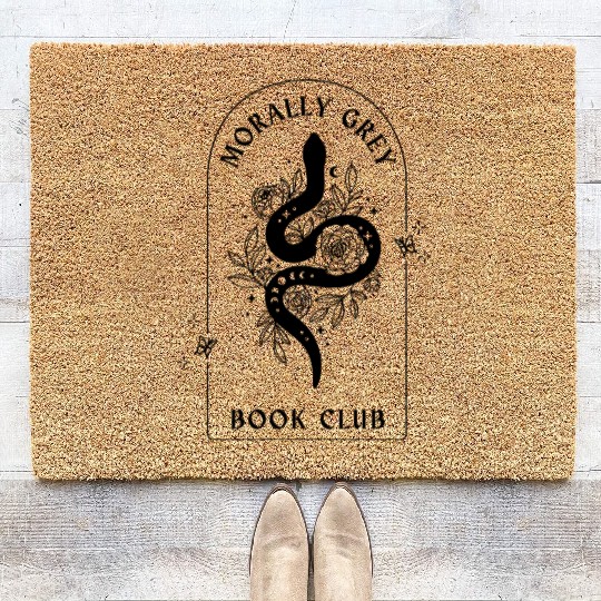 Morally grey book club Coir Doormats
