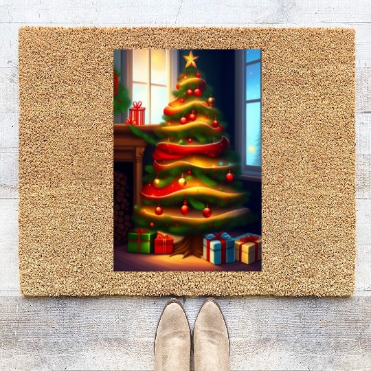 Christmas tree Coir Doormats