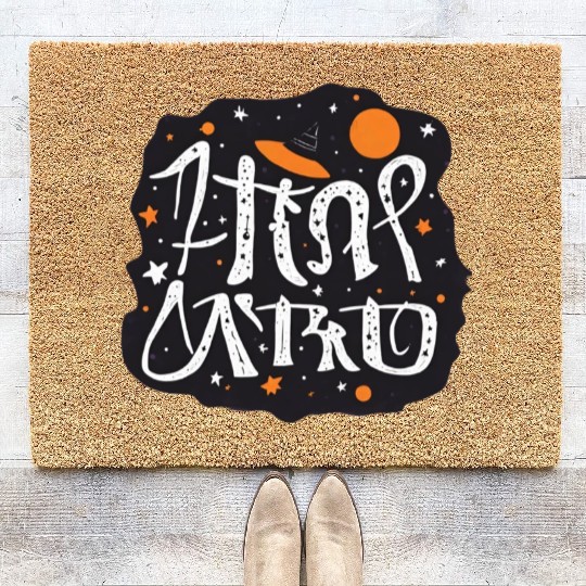 Astro Halloween Coir Doormats