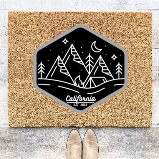 Midnight California Coir Doormats