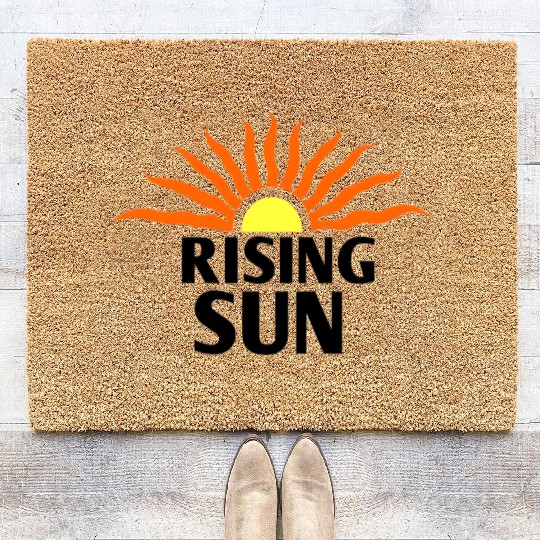 Rising Sun Design Coir Doormats