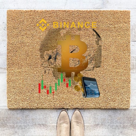 Bitcoin Traders Coir Doormats design