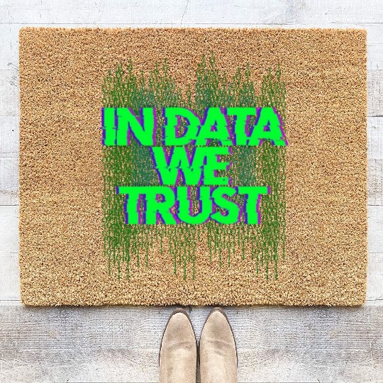 Programmer software developer gift for computer Coir Doormats