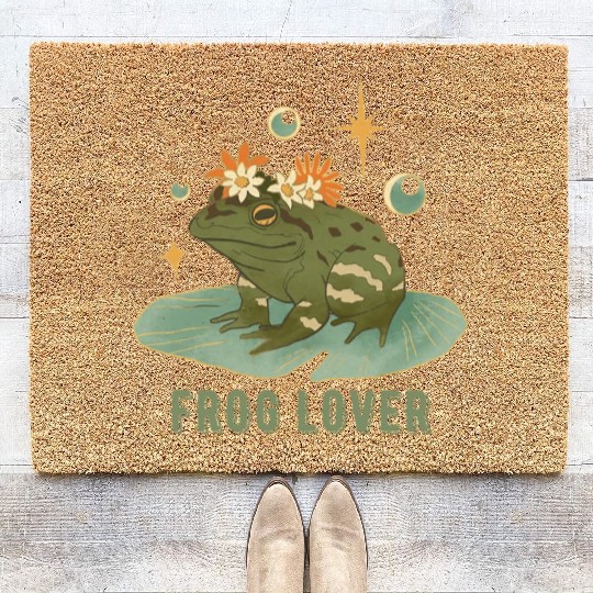 Frog Lover Vintage Coir Doormats