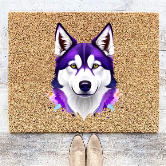 Unleash Your Walls: Husky Ink Drawing Coir Doormats
