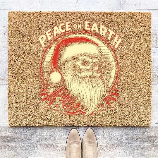 Peace on Earth Coir Doormats