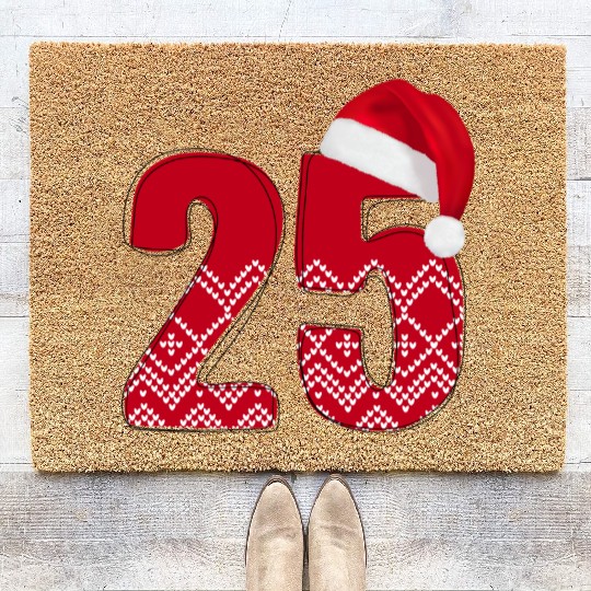 25th Wedding Anniversary / Twenty Five Years Coir Doormats