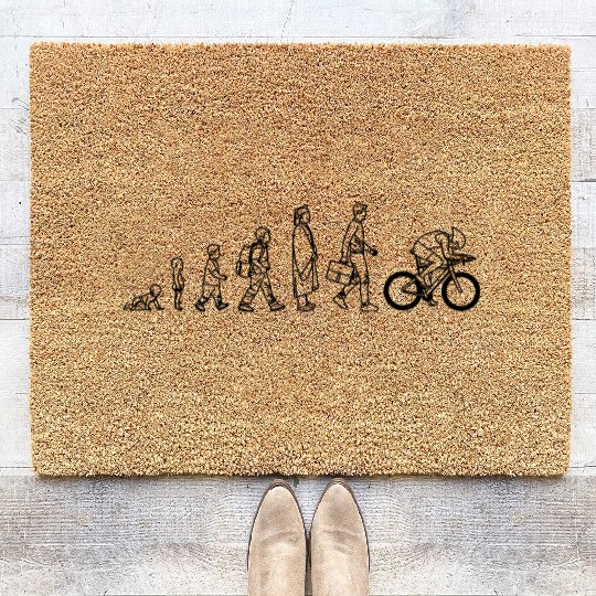 Cyclist Evolution Coir Doormats