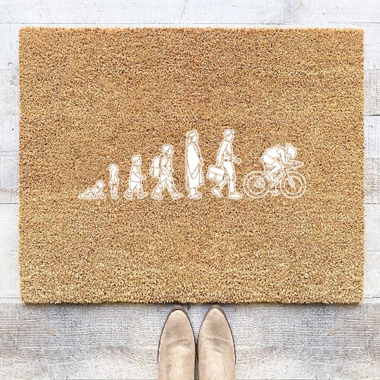 Cycling Evolution Coir Doormats