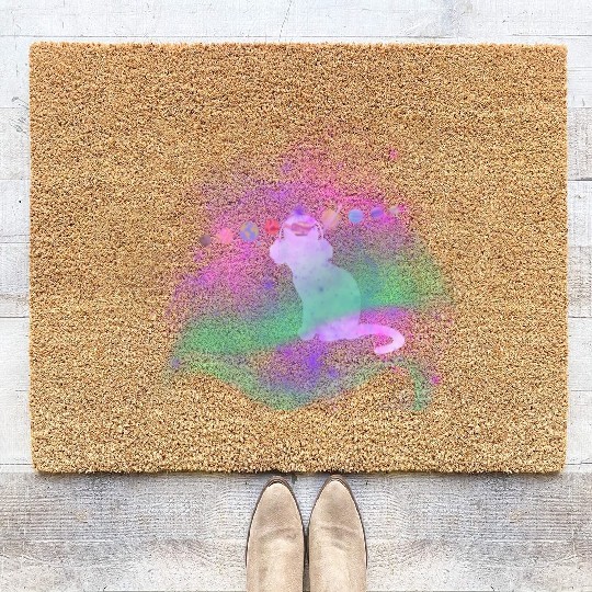 Music Space Cat Coir Doormats