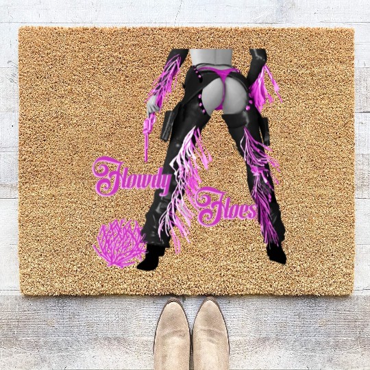 Howdy Hoes Coir Doormats