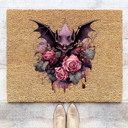 Witch's Bat Coir Doormats
