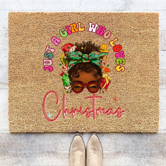 Cute Festive Christmas Holidays Gift for Women Coir Doormats