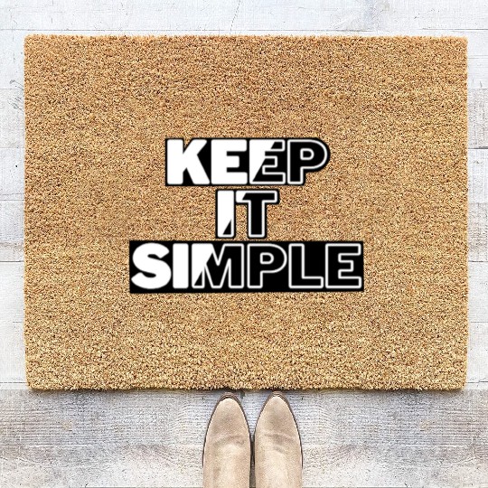 keep it simple Coir Doormats