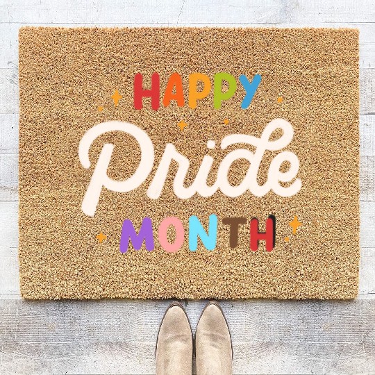 Happy Pride Month Coir Doormats