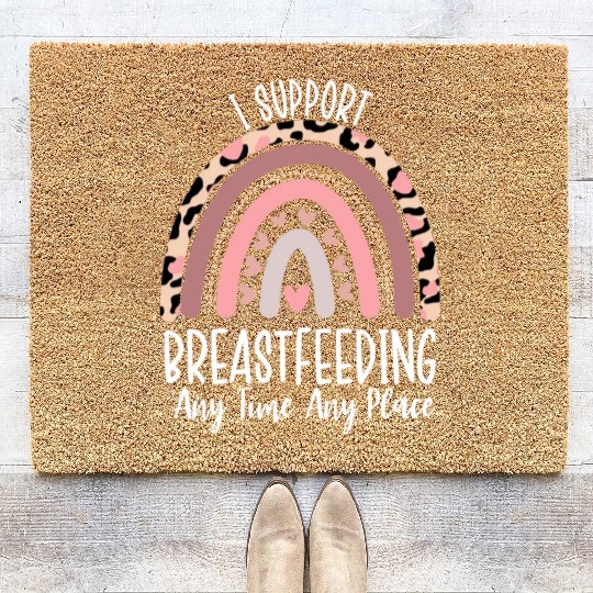 Funny Breastfeeding Lactation Specialist Pumping Coir Doormats