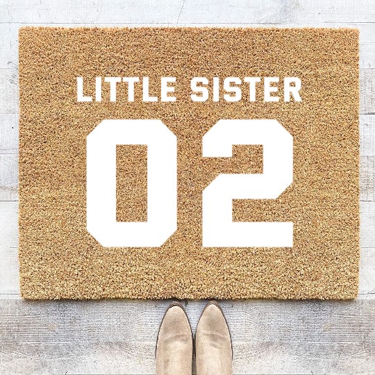 LITTLE SISTER 02 Coir Doormats